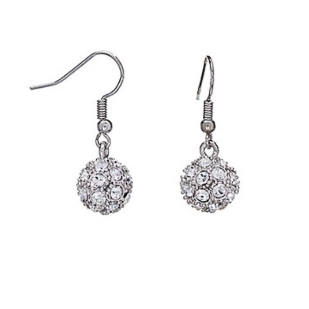 💎 Swarovski crystal ball drop earrings 💎